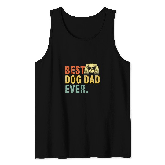 bests Dog Dad Ever   Cavalier King Charles Spaniel Tank Tops