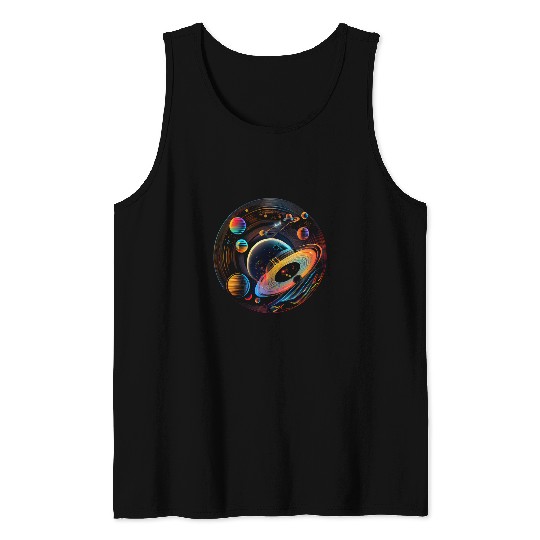 80s music vinyl vintages retro music gift 22 Tank Tops