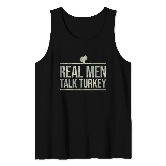 Turkey Hunting I Men Turkey Hunter Tank Tops