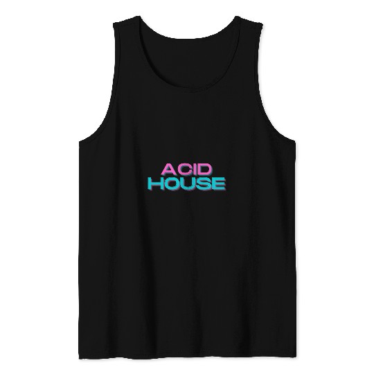 Acid House EDM Music Festival Rave Dubstep Riddim Tank Tops