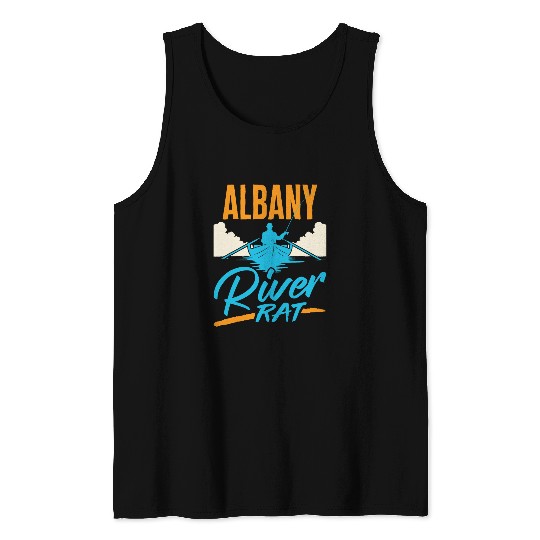 Albany River Rat Rafting Canoeing Fishing Boating Tank Tops
