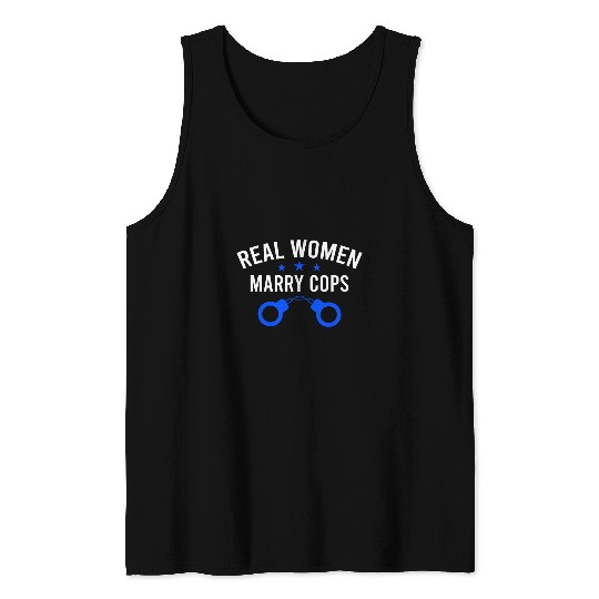 Police Wife Of A Police Officer Wife Policeman Wife 1 Tank Tops