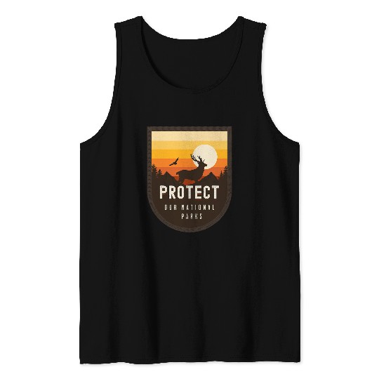 Protect Our National Parks Nature Lover Hiking Tank Tops