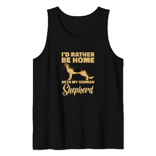 Prefer homes with My German Shepherd Canine Comfort 1 Tank Tops