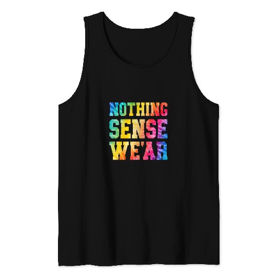Nothing Makes Sense When Were Apart Funny Matching Couple Tank Tops