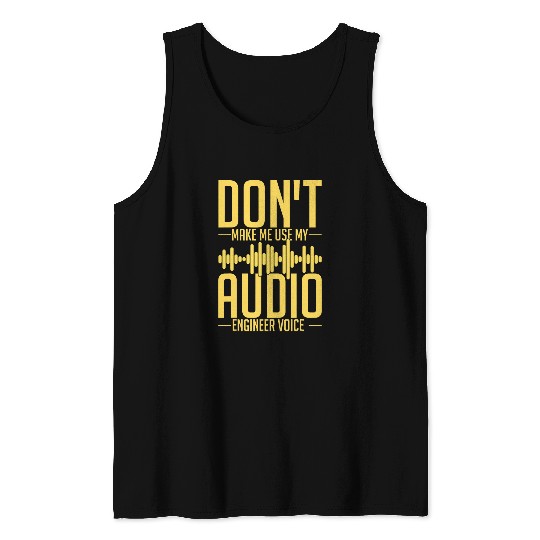 Audio Engineer Music Editor Sound Bar 210 Tank Tops