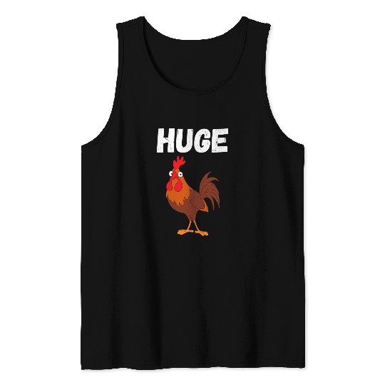 Chicken Lover Huge Rooster Cock 21 Tank Tops