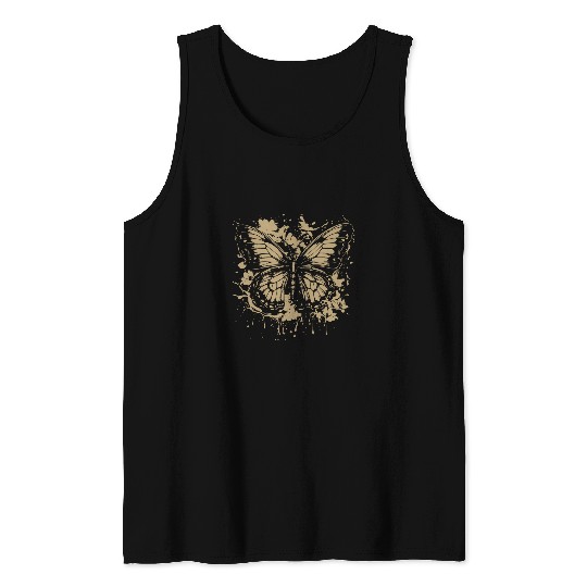 Fairy Grunge Fairycore Aesthetic Cottagecore Butterfly 3 Tank Tops