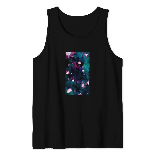 Secret Garden Dark Green Tank Tops