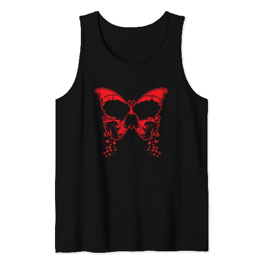 Fairycore Gothic Skull Skeletons Death Grave Aesthetic Dark 21 Tank Tops