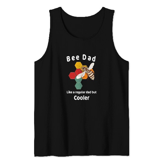 Beekeeping Art Men Dad Bee Hive Keeping Honey Beekeeper Tank Tops