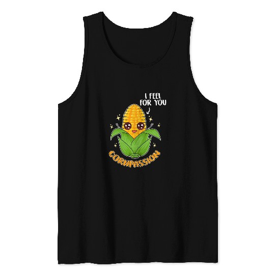 Lacrosse Gift Corn Cob Design For Maize Food Lover 2Feel Cornpassion Tank Tops