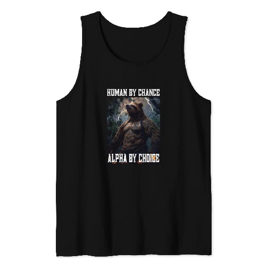 Sloth Pet Alpha Sloth Cringey Meme Funny Cringe Animal Tank Tops