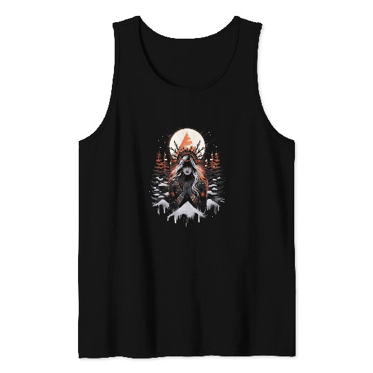 Winter Solstice Christmas Prayer Van Gogh Style 22 Tank Tops