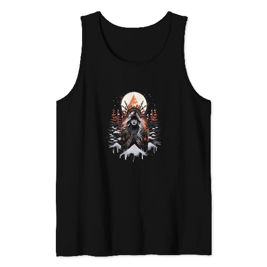 Winter Solstice Christmas Prayer Van Gogh Style 22 Tank Tops