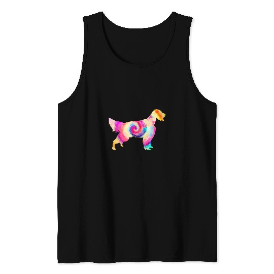 English Setter Dog Owner Tie Dye Tank Tops
