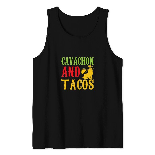 Cavachon And Tacos Pet Lovers Funny Tank Tops