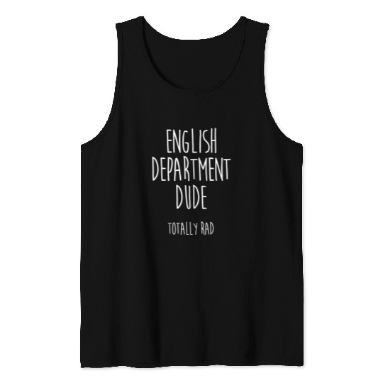 English Department Teacher School Staff 43 Tank Tops