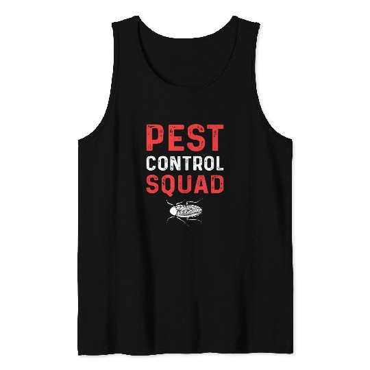 Pest Control Squad Bed Bug Control Exterminator 2 Tank Tops