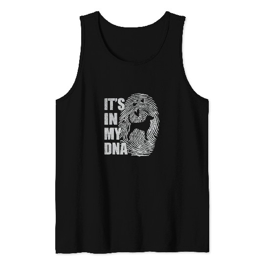 Funny English Foxhound DNA Dog Mom Dad Dog Lover Tank Tops