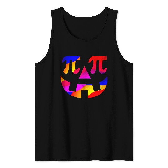 Halloween Costume Pumpkin Pi Symbol 3 14 Math Lover Teacher 21 Tank Tops