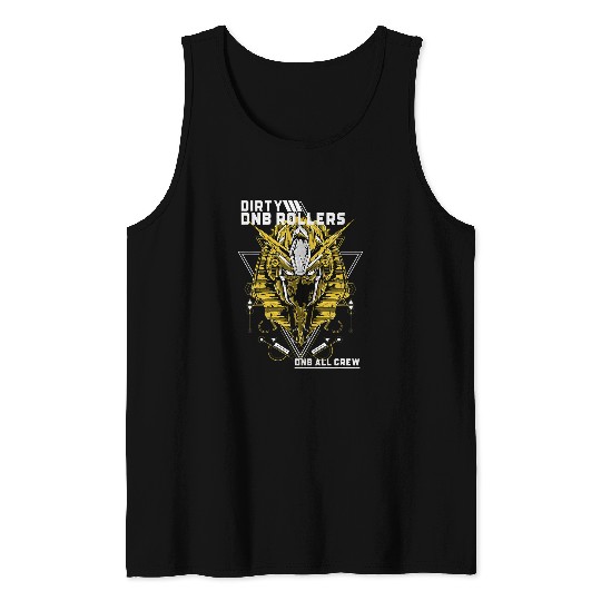 Drums Drummer Junglist DnB Dubstep EDM Drum And Bass Drums Tank Tops