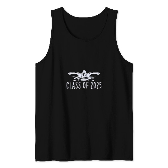 Swimming Pool Team Class of 2025 Swimmer Swimming Competition Tank Tops