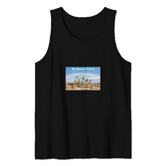 Rainbow in Joshua Tree National Park Tank Tops