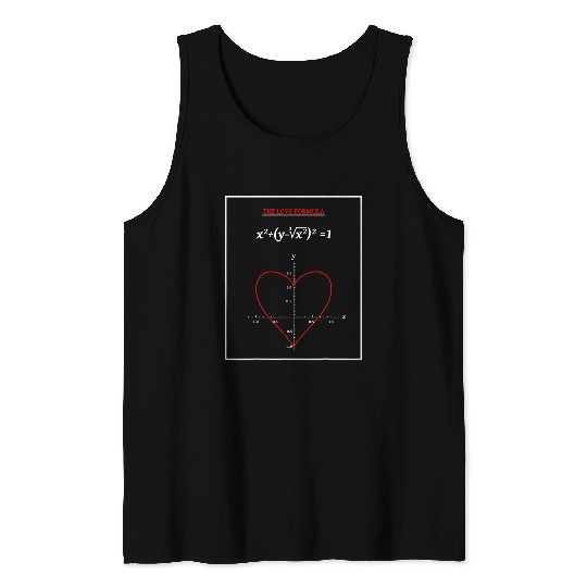 Cool Math Mathematics Professor Lover Student Gift Formula Tank Tops