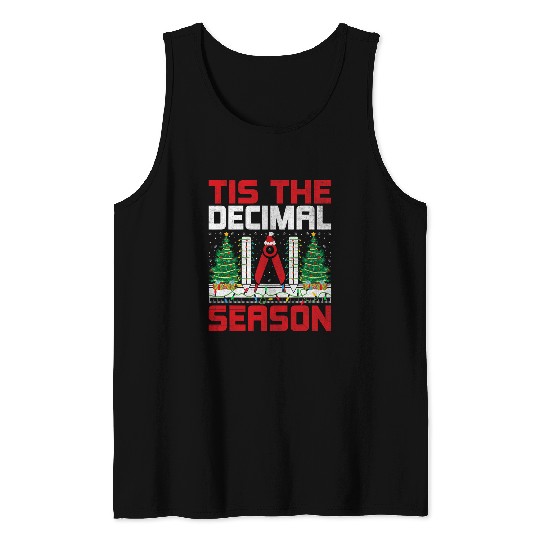 Christmas Mathematics Math Teacher Appreciation Math Nerd Tank Tops