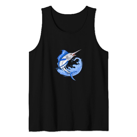 Woodworking Saw carpenter fish sharks ocean bests Art Carpenter Tank Tops