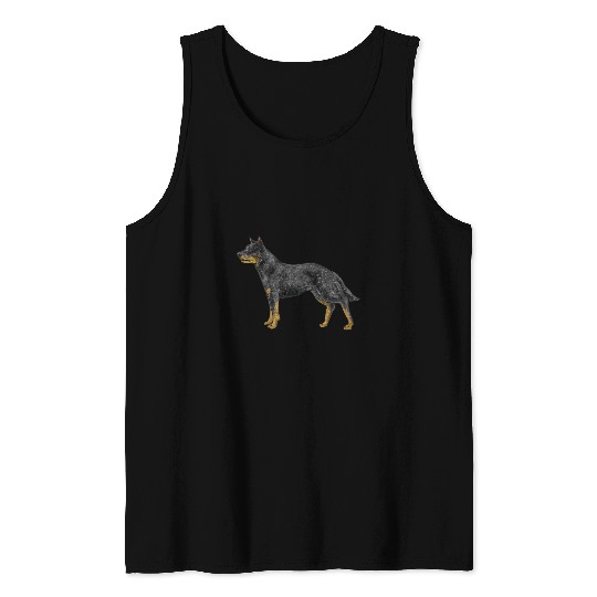 Australian Cattle Dog Blue Heeler Tank Tops
