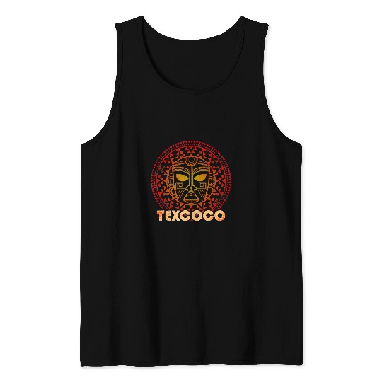 Aztec Calendar Mexican Native Mayas Mayans Texoco de Mora 22 Tank Tops