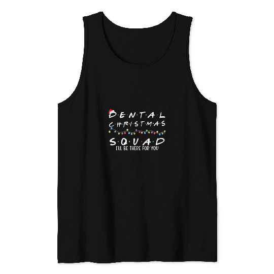 Christmas Dental Squad Hygienist dentists Outfit Costume Tank Tops