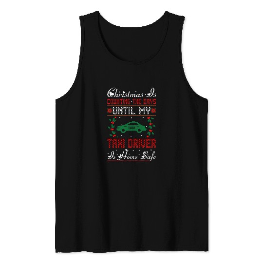 Christmas Taxi Driver Profession Gift Tank Tops