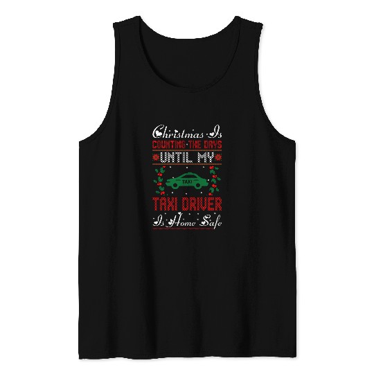 Christmas Taxi Driver Profession Gift Tank Tops