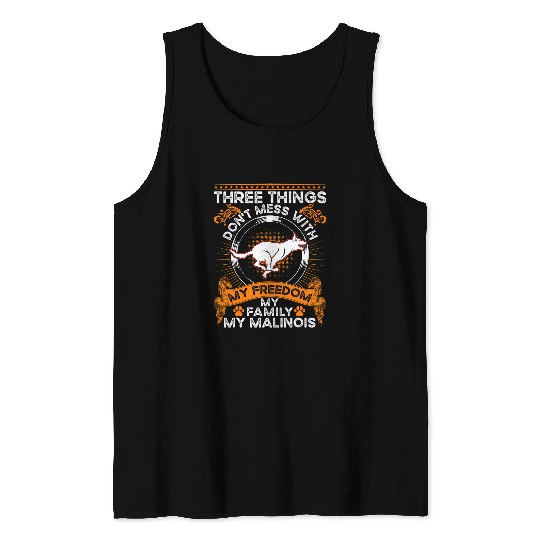 Belgian Malinois Family Dutch Shepherd Dog Mechelse Herder 3 Tank Tops