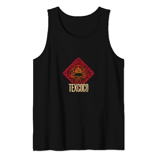 Aztec Calendar Mexican Native Mayas Mayans Texoco de Mora 24 Tank Tops