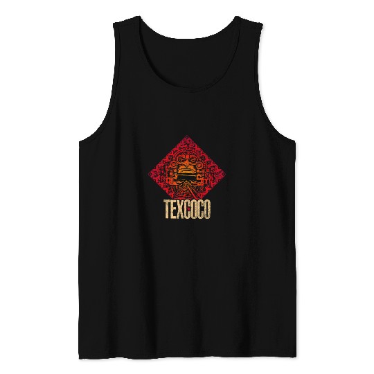 Aztec Calendar Mexican Native Mayas Mayans Texoco de Mora 24 Tank Tops