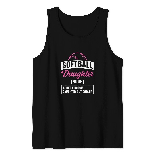Daughter Description Meaning Softball 1 Tank Tops