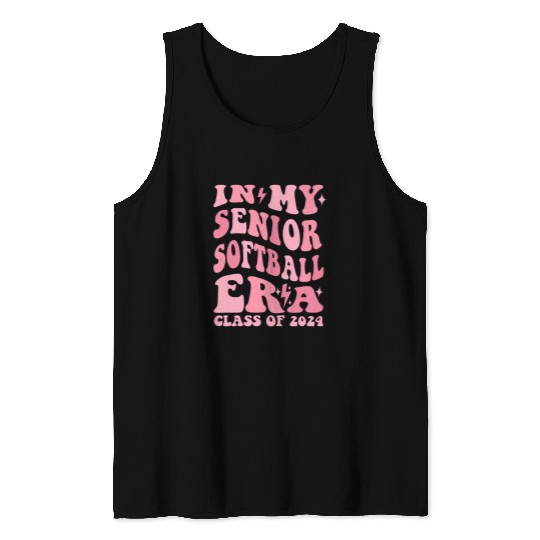 In My Senior Softball Era High School Senior Year 2024 Gift Tank Tops