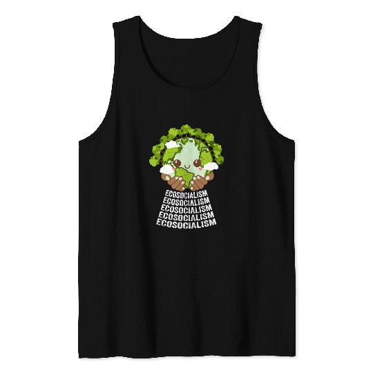 Ecosocialism Camping Nature Lover Camper Pro Environment Tank Tops