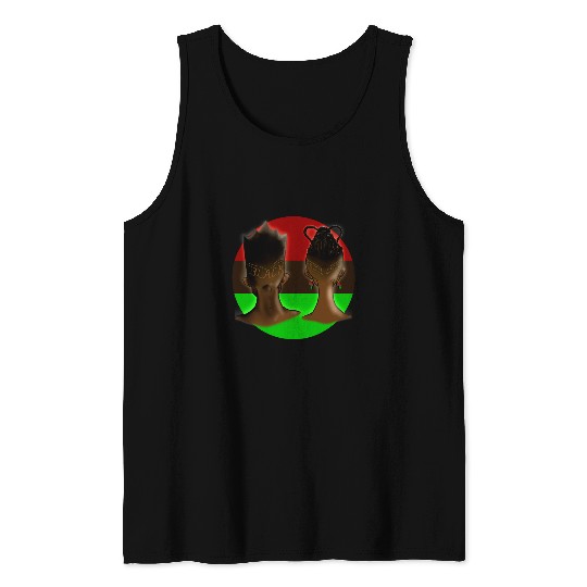 Black Excellence Royalty History Month Tank Tops