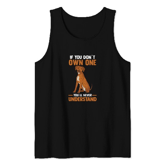 Dog Rhodesian Ridgeback Tank Tops