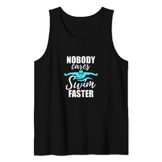 Funny Swim Coachs Swimmer Aquatic Sport Practice Swimming Tank Tops