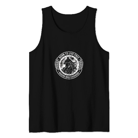 Biker Racer Motorcycle Brother 22 Tank Tops
