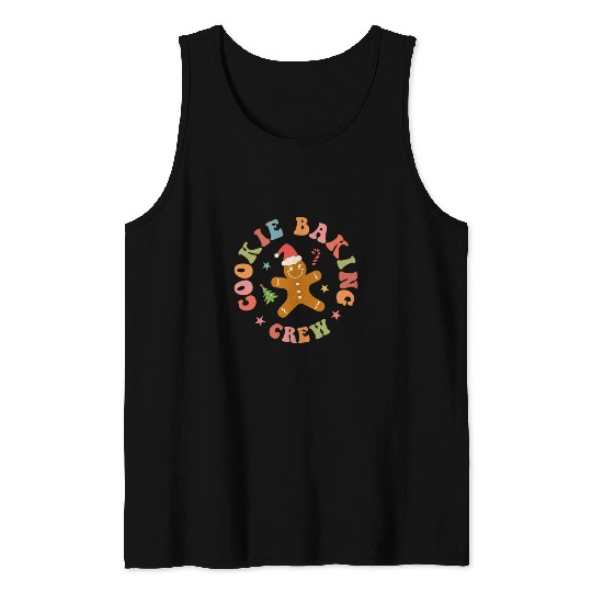 Cookie Baking Crew Christmas Festive Holiday Baking Design Tank Tops