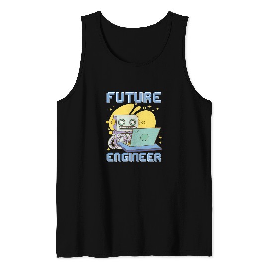Robotics Robot Future Engineer Tank Tops
