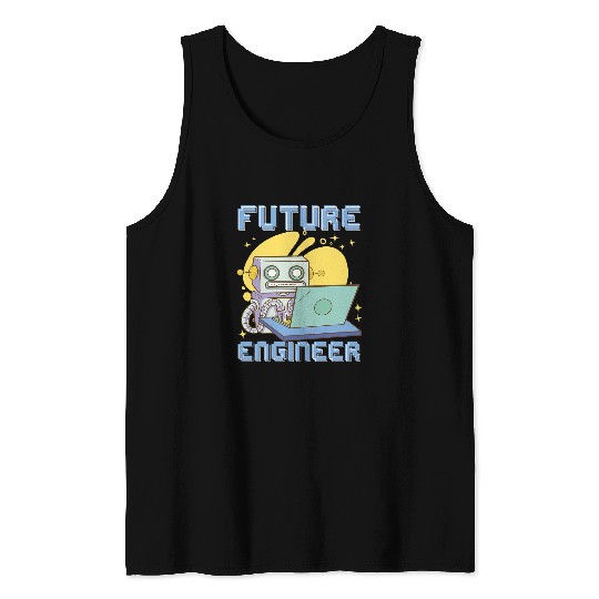 Robotics Robot Future Engineer Tank Tops