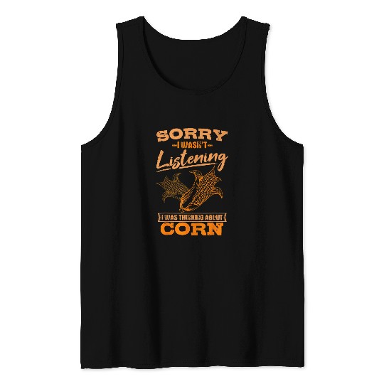 Corn Enthusiast Cereal Grain Grower Farmer Maize Planter Tank Tops